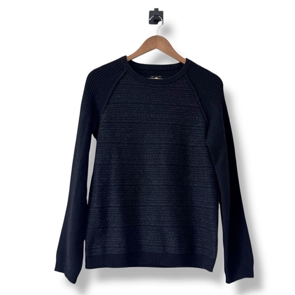 Holden Portland Oregon Women’s Black Wool Blend Crewneck Sweater Size M